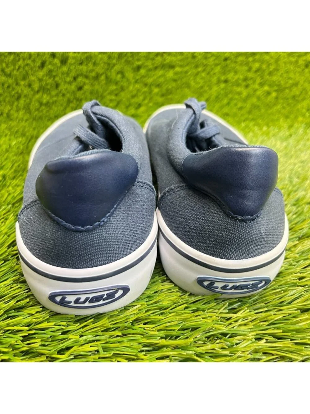 Lugz Flip Low Womens Size 8 Blue White Athletic Running Skate Shoes Sneakers